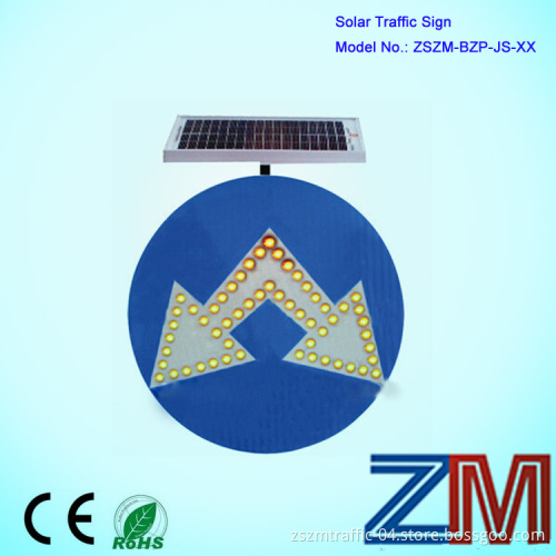 Solar Arrow Direction Sign / Two Way Arrow Sign / Solar Road Sign